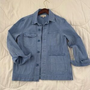Alex Mill Light Blue Canvas Shirt Jacket